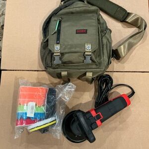 Olive Green Compact Sling Bag - Single Strap Carry